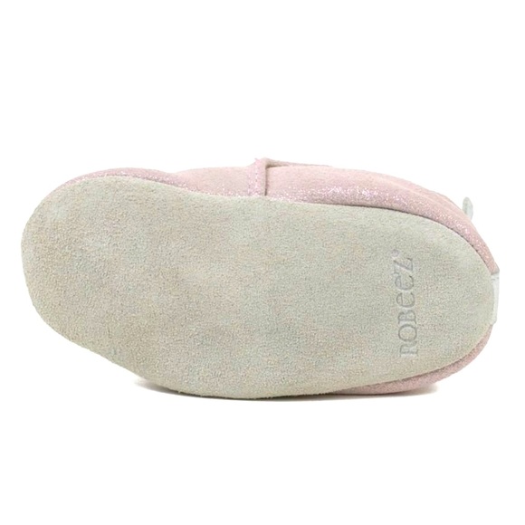 🩰 Robeez // Pretty Pearl Soft Soles in Pink, 6-12 Months - Picture 5 of 6